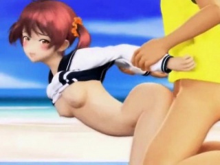 Animated teenie getting anal sex