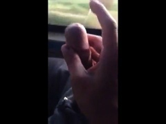 playing with big dick in bus