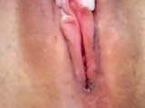 Close up solo beauty toying ass