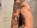 SMALL TIT BRUNETTE TATTOOED TEEN GIRLFRIEND CAUGHT IN SHOWER
