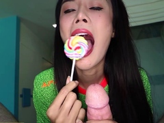 Ladyboy munched on a candy bar and a BWC