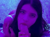 Cool woman with neon SkinLovers boinks casually - hot gonzo