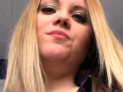 Lovely Blonde With Tight Pussy Masturbate Solo