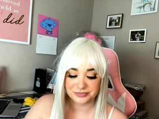 Amateur blond girl with big boobs getting fucked